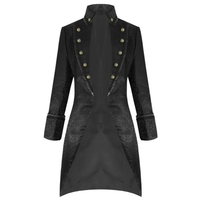 Pentagramme Salvatore Black Mens Coat