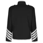 Men Silver Gold Military Jacket Drummer Gothic Army Parade Jacket