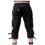 Women Clothes Unisex Gothic Rock 3/4 Shorts Lady