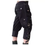 Women Clothes Unisex Gothic Rock 3/4 Shorts Lady