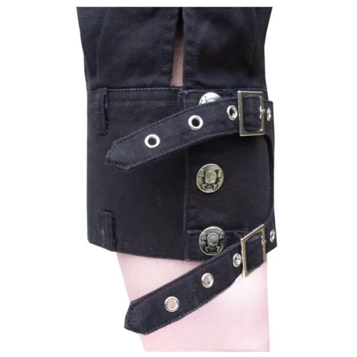 Women Clothes Unisex Gothic Rock 3/4 Shorts Lady