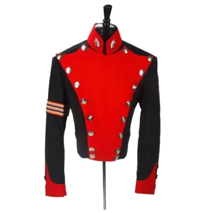 Men Gothic Red Jacket