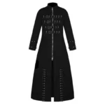 Men Handmade Pinhead Hellraiser Coat Gothic Vampire Punk Mens Long Trench Coat