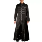 Men Handmade Pinhead Hellraiser Coat Gothic Vampire Punk Mens Long Trench Coat