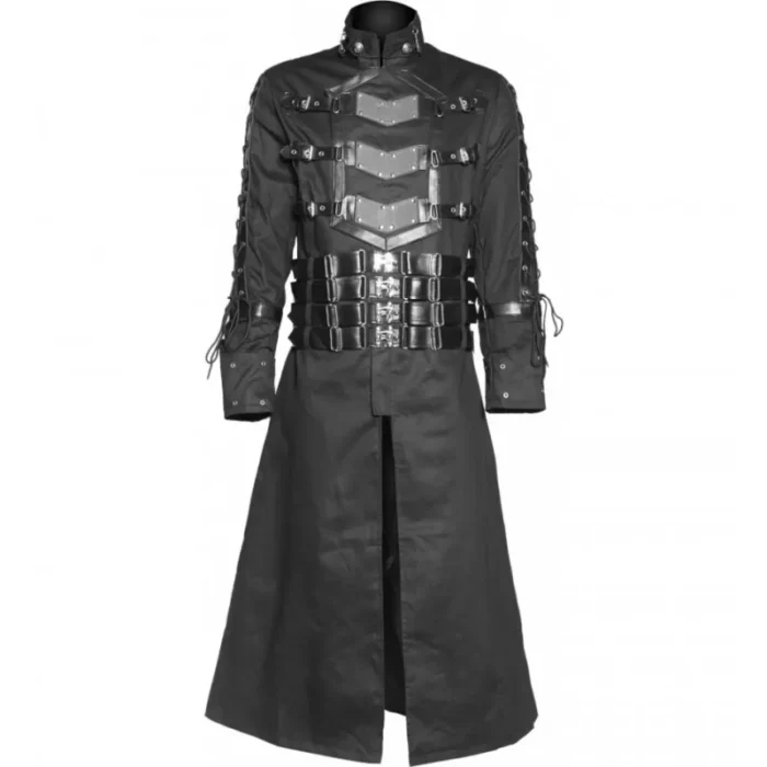 Men Long Coat Hellraiser Dark Goth Coat Men Gothic Clothing