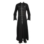 Men Gothic Punk Coat Gothic Vampire Buckle Pins Head Trench Goth Coat - Men Gothic Coats