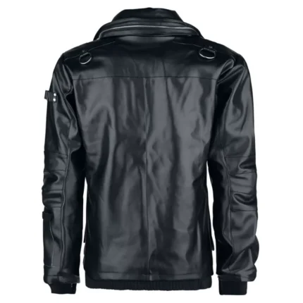 Men Leather Jacket Arsen Black Pu Leather Biker Jacket Fashion Jacket