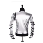 Mj Men Punk Classic Bad Tour Jacket Silver Bodysuit Jacket