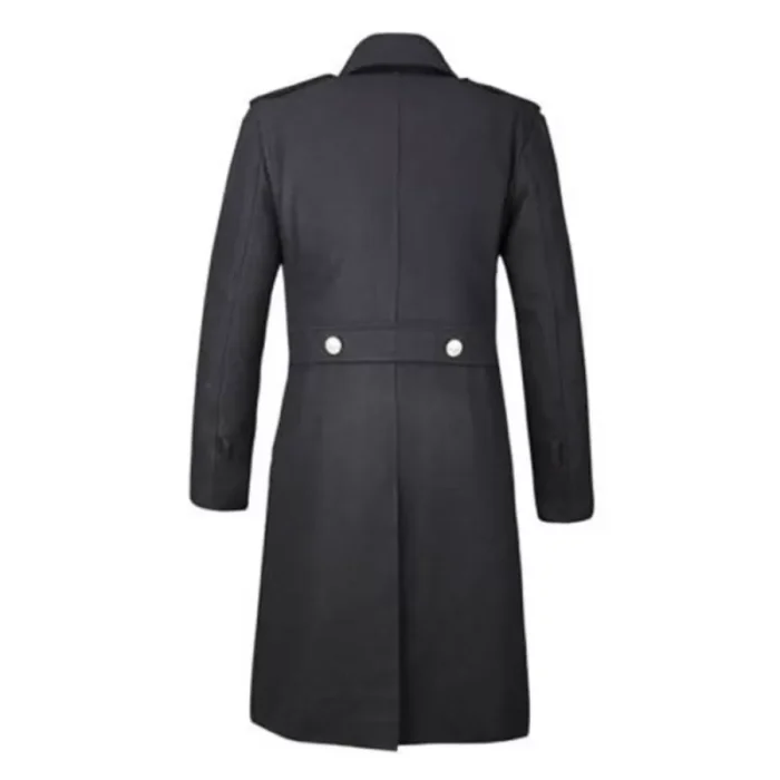 Men Gothic Coats Military Overcoat Woolen Pea Coat And Trench Coat Styles