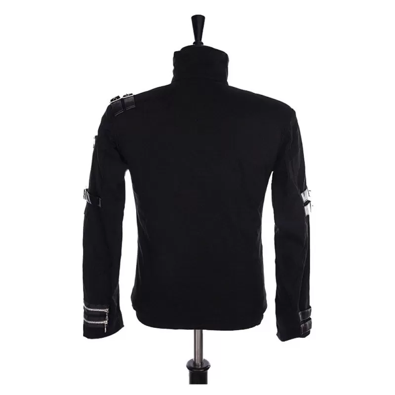 Mens Michael Jackson Fashion Jackets Punk Bad Black Gothic Fashion Jacket
