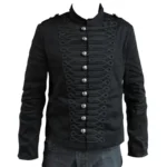 Men Gothic Military Officer Jacket Vintage Army Jacket Parade Jacket