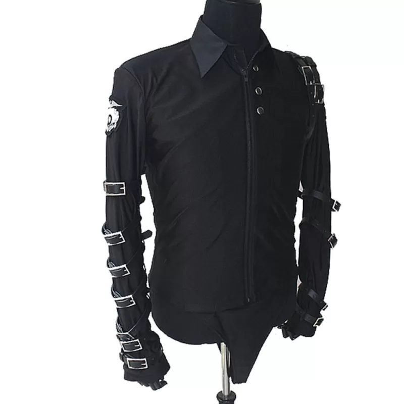 Mj Rare Punk Rock Show Jacket Gothic Michael Jackson Costume Jacket