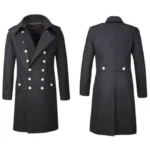 Men Gothic Coats Military Overcoat Woolen Pea Coat And Trench Coat Styles