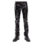 Men Shiny Pant Five Pocket Pant Shiny Vinyl Punk Emo Pvc Pants Rocker Men Gothic Pant