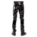 Men Shiny Pant Five Pocket Pant Shiny Vinyl Punk Emo Pvc Pants Rocker Men Gothic Pant