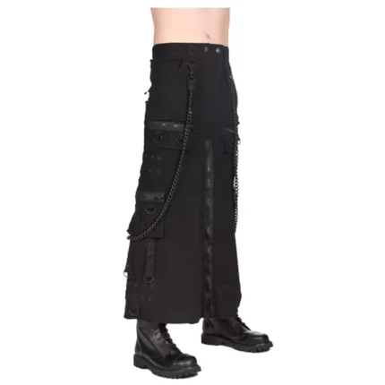 Men Pistol Short Black Sky Kilt