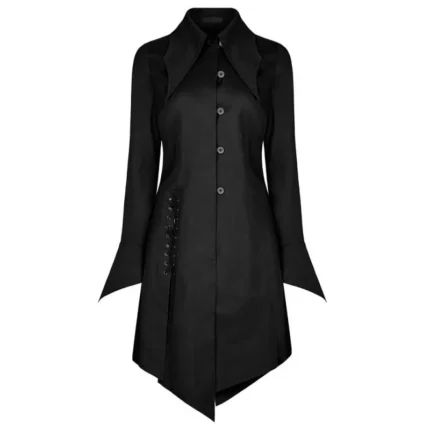 Women Gothic Coat Ladies Punk Corporate Vampire Coat Handmade New Coat