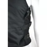 Men Gothic Cyber Look Vest Punk Rock Vest With Buckles Goth Cyber Vest