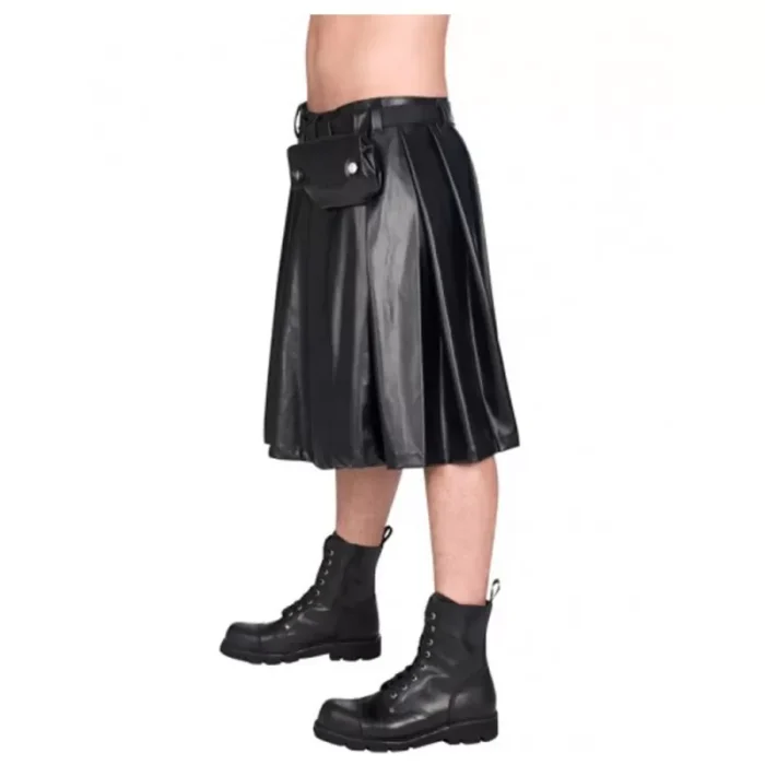 Men Pistol Short Black Sky Kilt