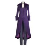 Women Gothic Long Coat Goth Punk Emo Vintage Tailcoat Steampunk Coat