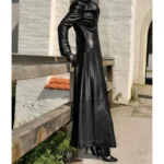 Women Gothic Full Length Coat Alternative Victorian Steampunk Trench Long Coats