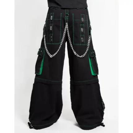 Men Gothic Bondage Pant Alternative Punk Rock Emo Trouser Electro Trouser