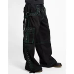 Men Gothic Bondage Pant Alternative Punk Rock Emo Trouser Electro Trouser