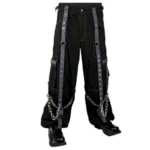 Men Gothic Pant Baggy Bondage Trouser Cyber Punk Short Punk | Cargo Trousers