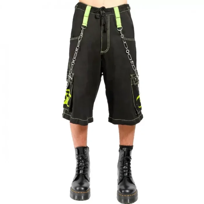 Men Gothic Trousers Bondage Pants With Zip Off Legs To Shorts | Men Gothic Trousers