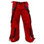 Men Gothic Red Trouser Cyber Shorts Pant For Sale