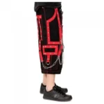 Men Gothic Pant Steampunk Bondage Trouser Cyber Punk Shorts Punk Emo Pants