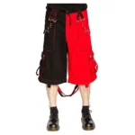 Men Gothic Bondage Pant Chain Goth Techno Punk Rock Gothic Cotton Pants