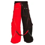 Men Gothic Bondage Pant Chain Goth Techno Punk Rock Gothic Cotton Pants