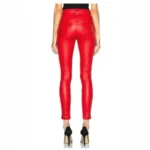 Women Punk Pu Leather Pants Nightclub Biker Motor Pencil Evil Party Trouser