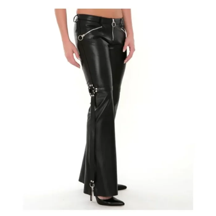 Women Low Waisted Flare Pants Club Wear