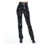 Ladies Fetish Wear Belted Pant