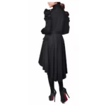 Women Gothic Victorian Style Trench Coat Vintage Regiment Jacket