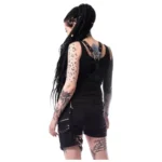 Heartless Vixxin Gothic Glam Goth Grunge Punk Nathalie Playsuit Jumpsuit Shorts